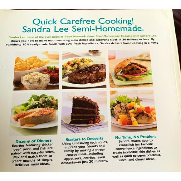 Sandra Lee Semi-Homemade Cookbook - Picture 2 of 2